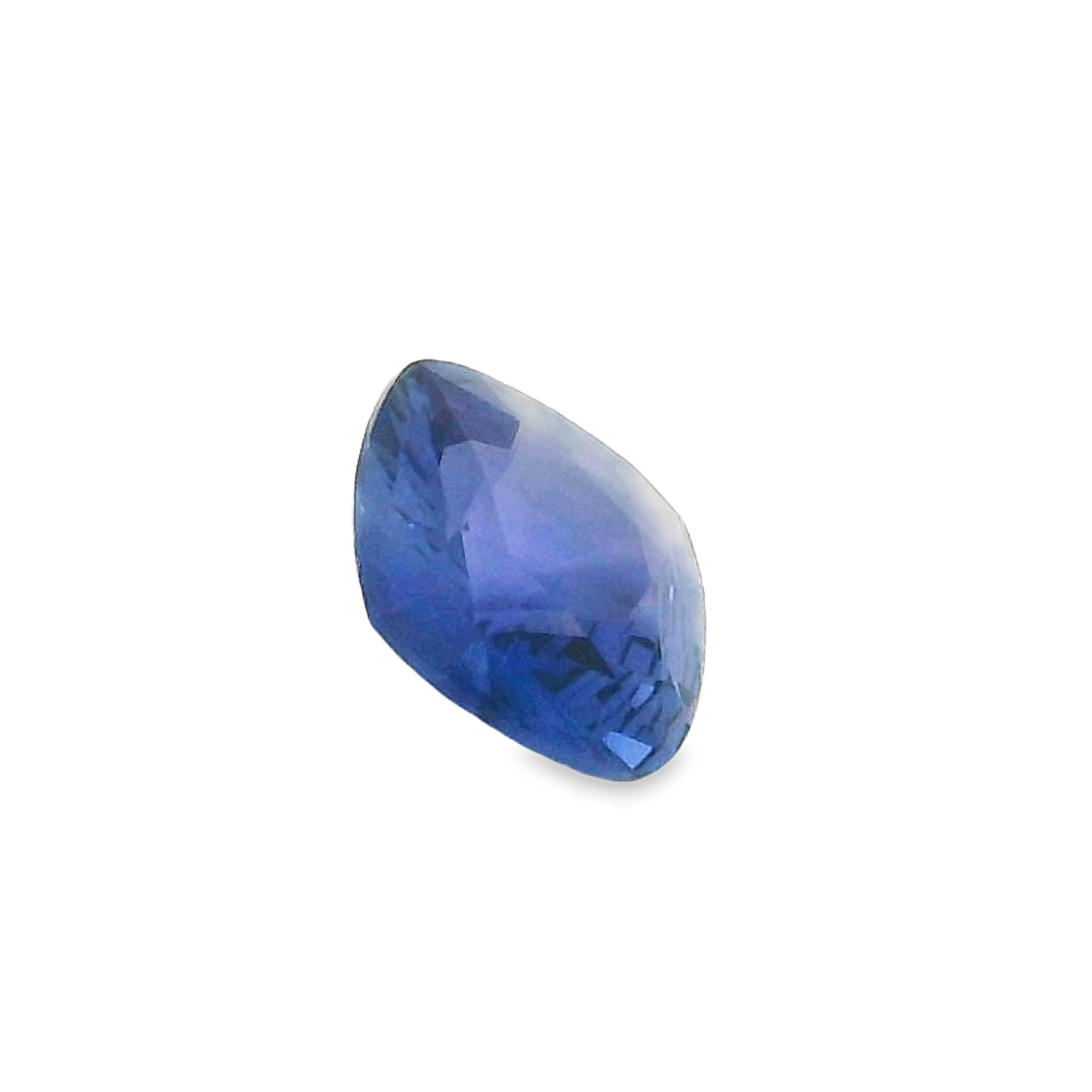 0.71ct Blue Cushion cut Sapphire