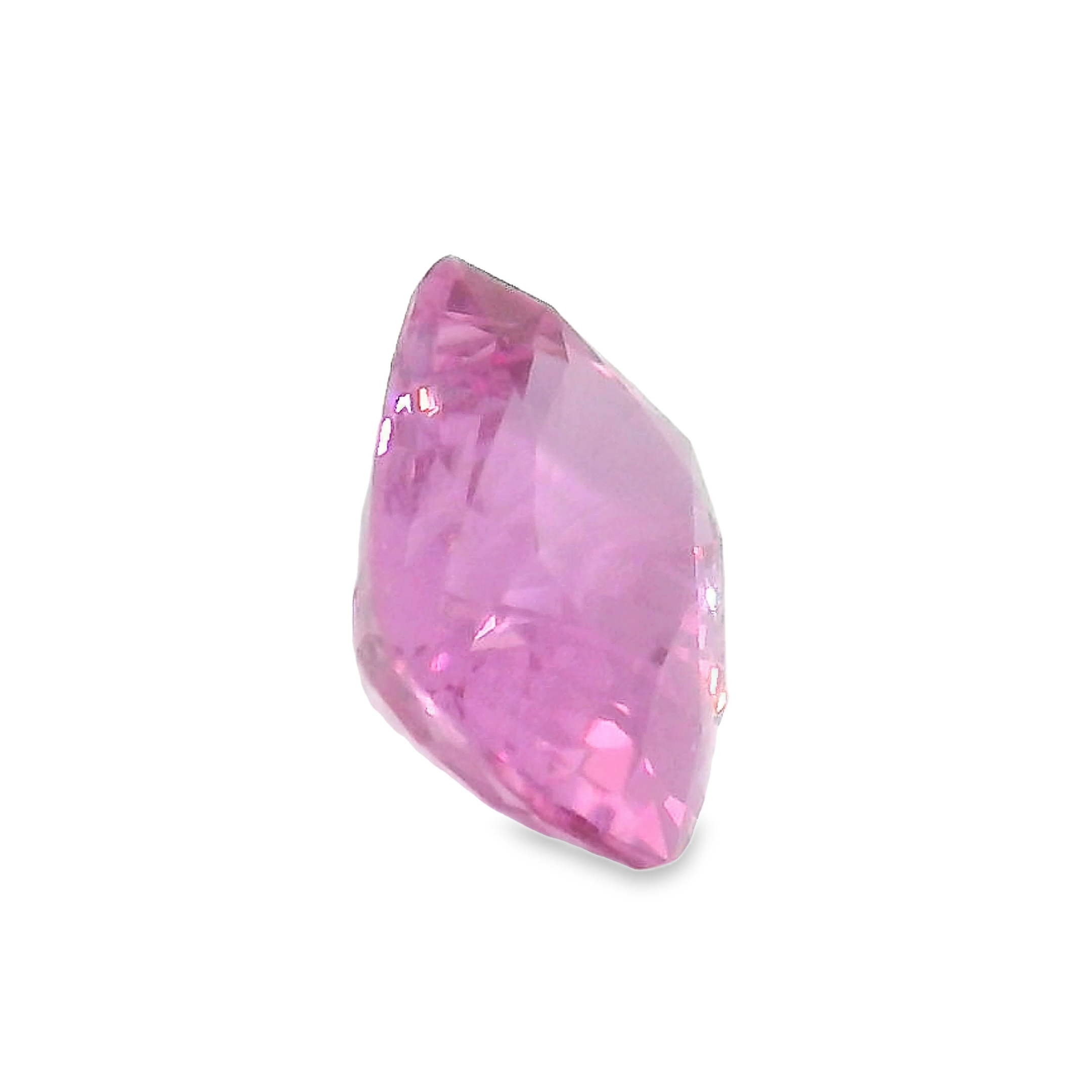 1.31ct Pink Cushion cut Sapphire