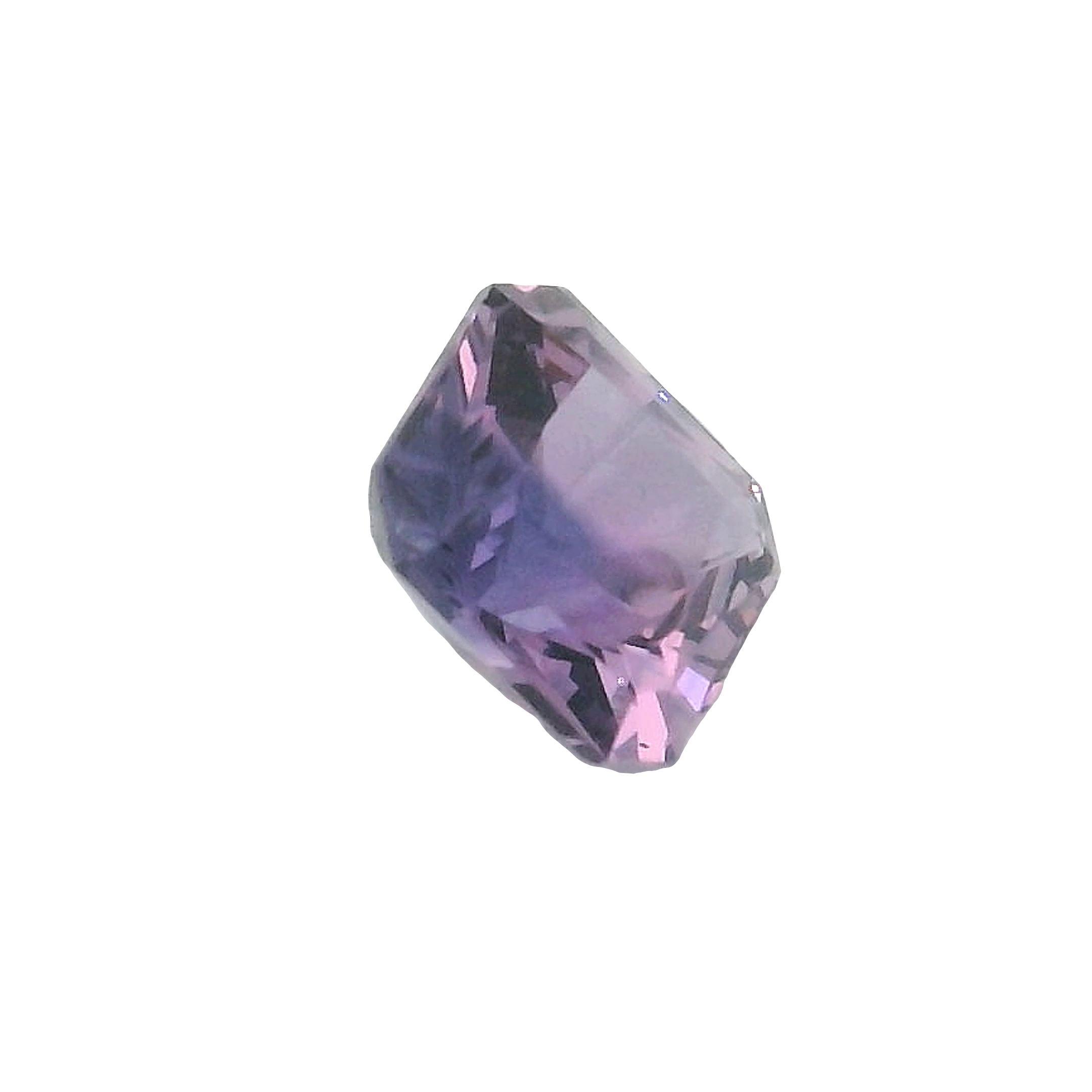 1.02ct purple radiant cut sapphire