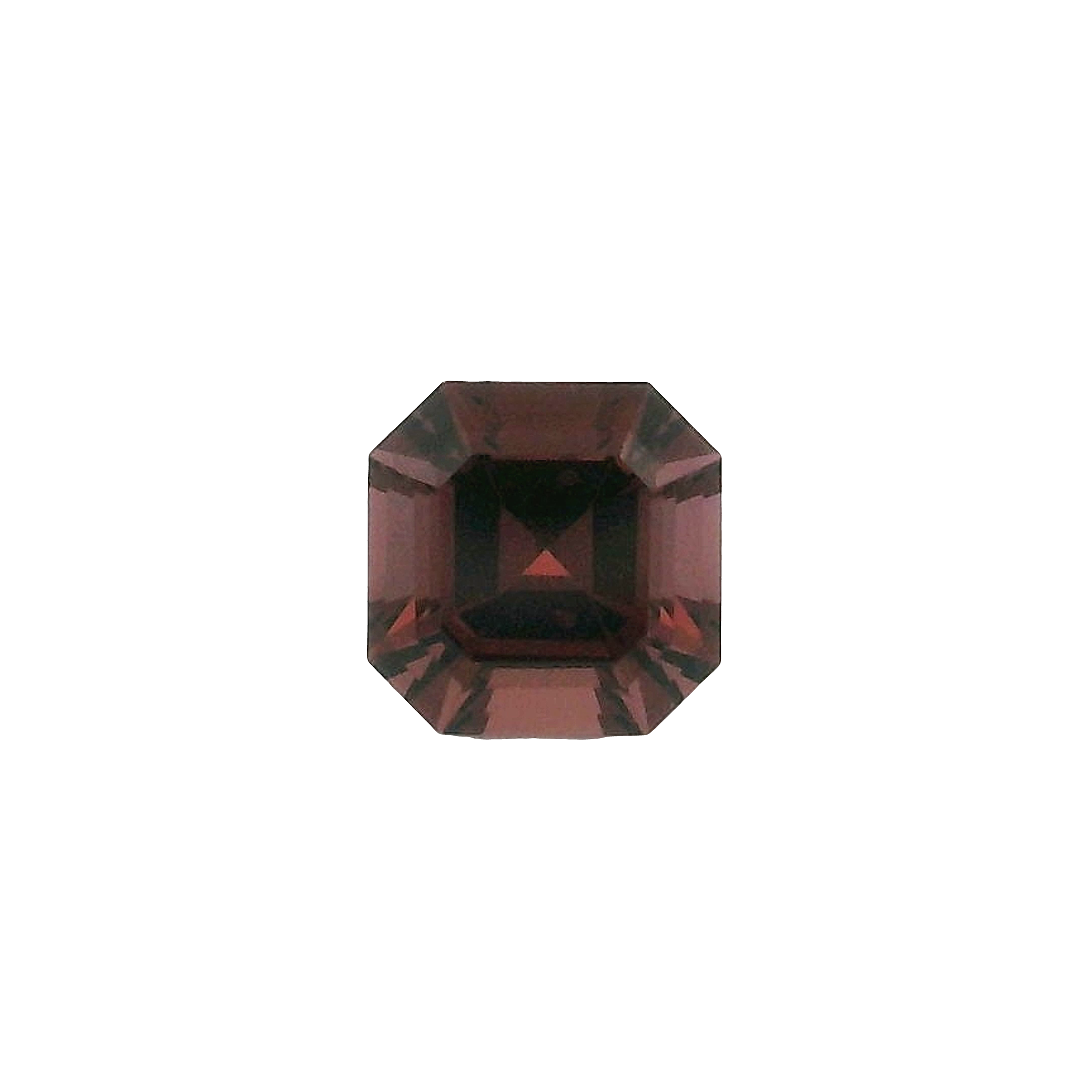 0.50ct Brown Pink radiant cut spinel