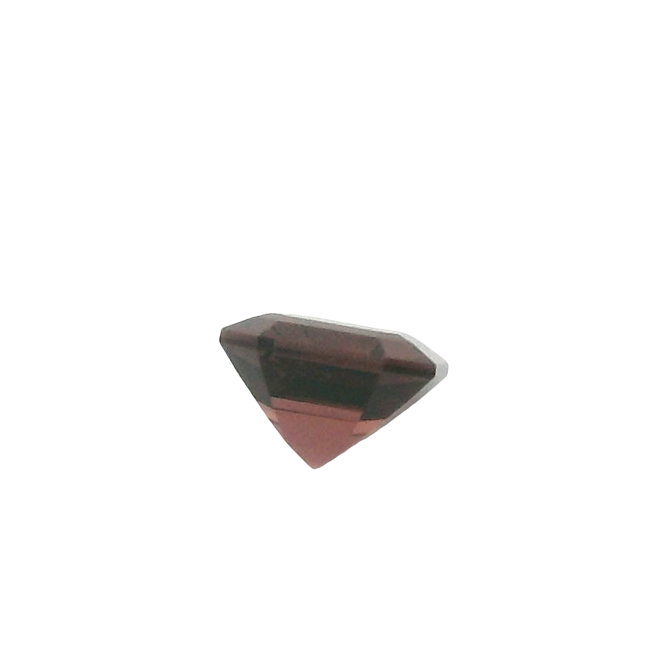 0.50ct Brown Pink radiant cut spinel