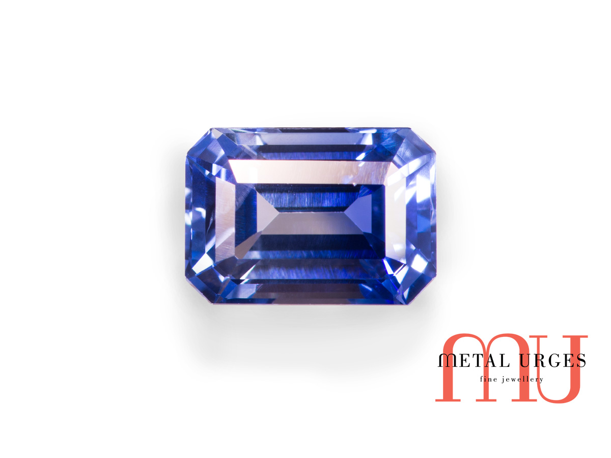 Natural sapphire, Radiant cut Jewellers Hobart, Melbourne