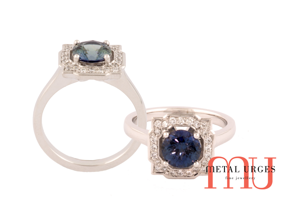 Jewellers Hobart, Australia, Melbourne Sapphire engagement rings