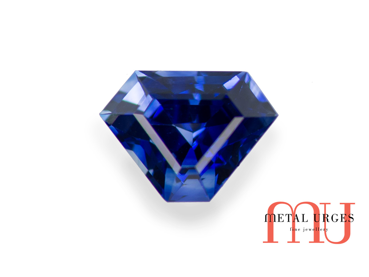 Blue superman cut sapphire