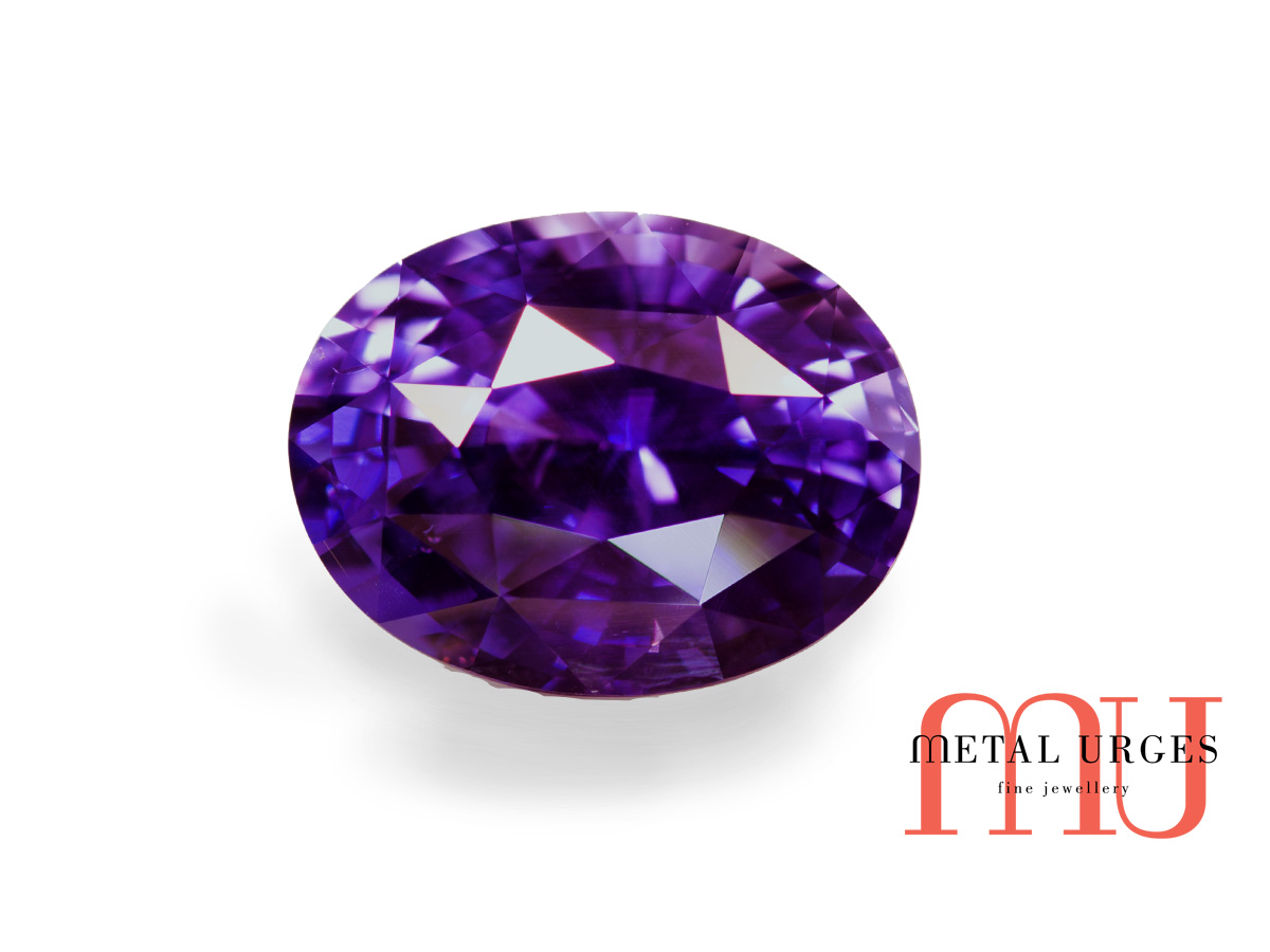 Natural purple sapphire Australia