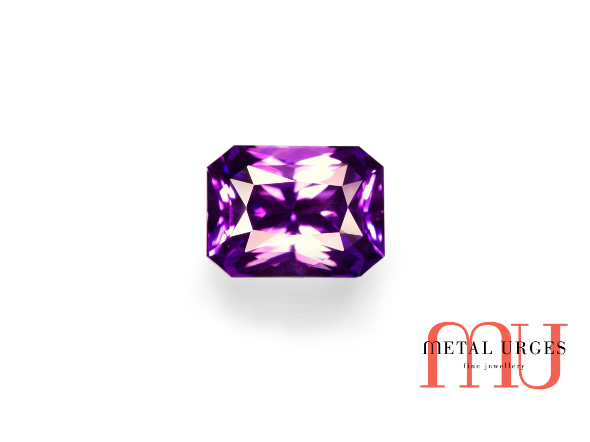 Natural purple radiant sapphire