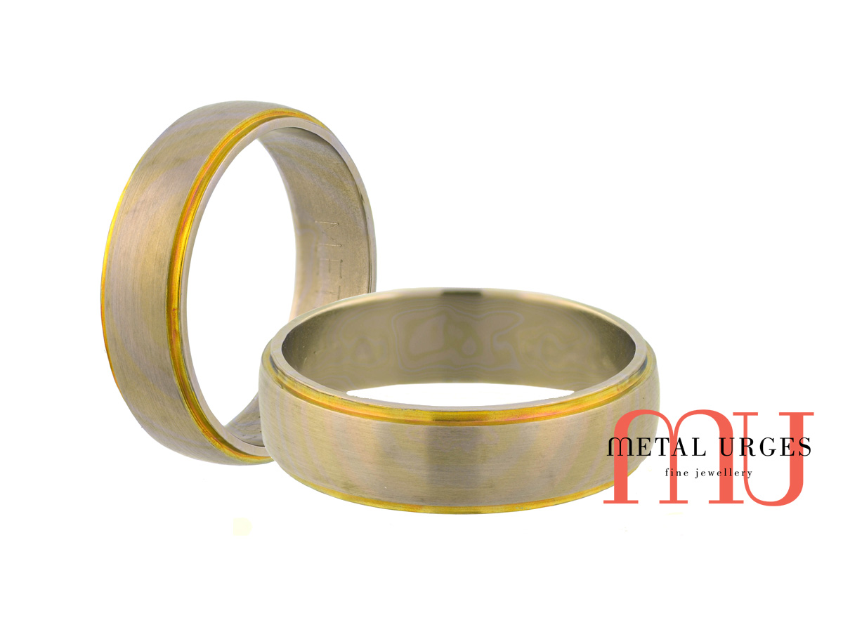 Titanium mens wedding ring. Custom made in Australia.