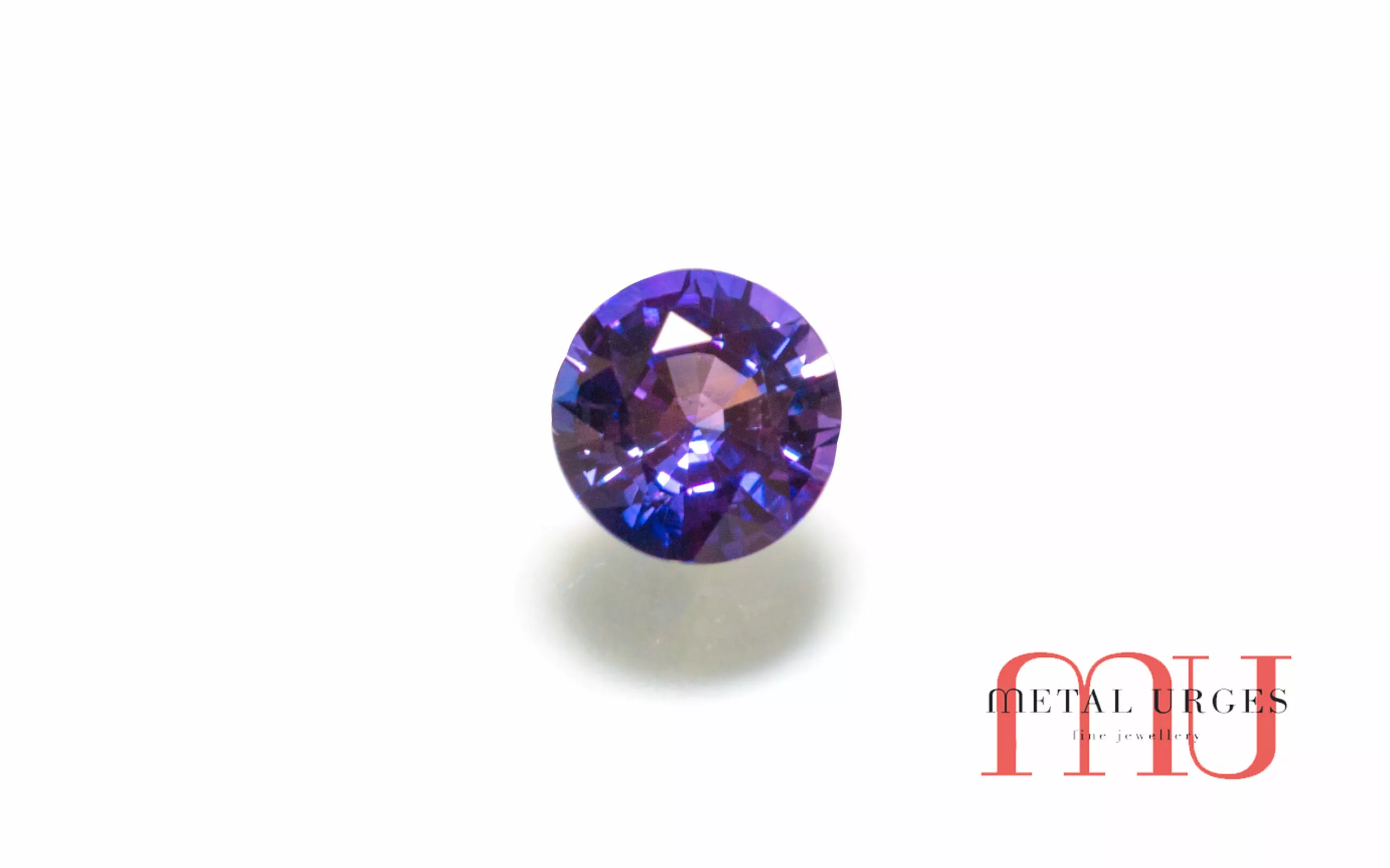 Natural round purple sapphire Australia